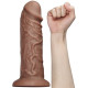 Масажер гигант с пультом Realistic Chubby Vibrating Dildo 10.5