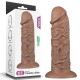 Фаллоимитатор гигант коричневый Realistic Chubby Dildo 10.5