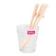 Набор коктельных телесных трубочек в форме пениса Original Willy Straws, 9шт