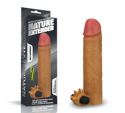 Насадка удлиняющая на  Revolutionary Silicone Nature Extender Brown