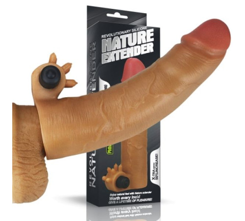 Насадка удлиняющая на  Revolutionary Silicone Nature Extender Brown