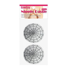 Стикини паутинки Reusable Spider Glittering Sexy Nipple Pasties