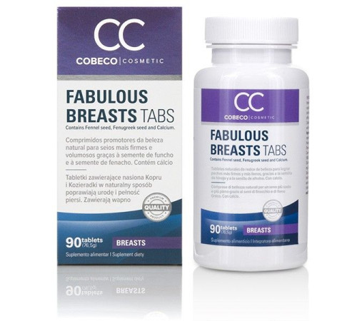 Препарат для подтяжки и укрепления груди CC Fabulous Breasts Tabs, 90шт