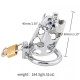 metal ox head chastity device silver