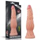 Жылистый масажер Dual layered Platinum Silicone Cock 9.5