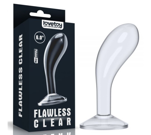 Безупречный прозрачный особистий стимулятор Flawless Clear Prostate Plug