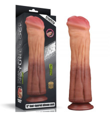 Фаллоимитатор гигант на присоске Dual layered Platinum Silicone Cock 12.0