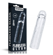 Прозрачная удлиняющая насадка на  Flawless Clear Penis Sleeve плюс 5см