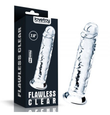 Безупречный прозрачный масажер на присоске Flawless Clear Dildo