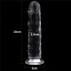 Безупречный прозрачный масажер на присоске Flawless Clear Dildo