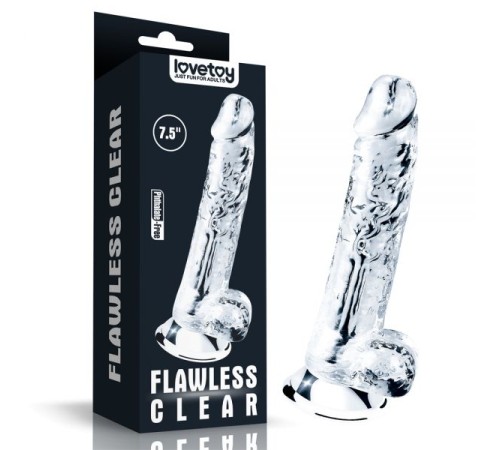 Безупречный прозрачный масажер Flawless Clear Dildo