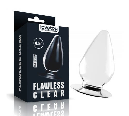 Безупречная прозрачная особиста пробка Flawless Clear Anal Plug