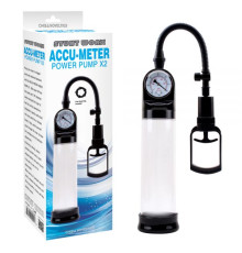 Вакуумная помпа с манометром Accu Meter Power Pump X2