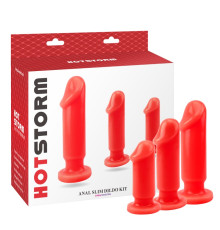 Набор из 3-х анальных пробок разной длины Anal Slim Dildo Kit