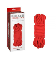 Красная веревка для связывания Bing Love Rope, 10м