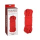 Красная веревка для связывания Bing Love Rope, 10м