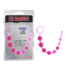 Особисті бусы на связке розовые Sassy Anal Beads