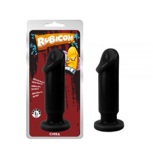 особиста черная пробка с головкой Evil Dildo Plug Large