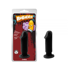 особиста пробка черная с головкой Evil Dildo Plug Medium