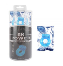 чоловіче кольцо с вибрацией GK Power Reusable Cock Ring, 1 шт