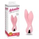 Розовый двойной вибратор для мастурбации Light Pink Oh My Rabbit