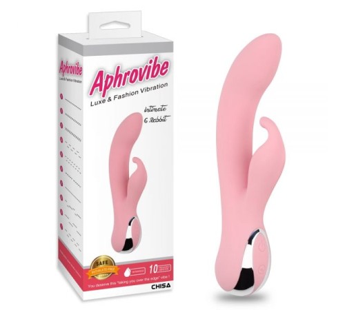 Нежный розовый мультискоростной вибратор Intimate G Rabbit