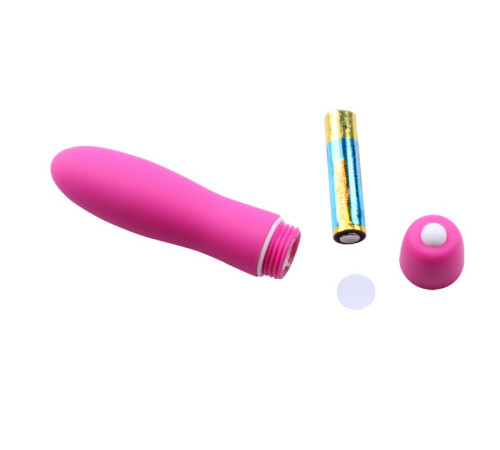 Вибростимулятор розовый пластиковый Classic Vibrator