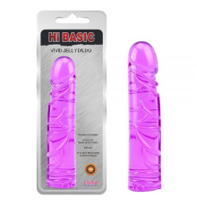 Фиолетовый гелевый масажер Vivid Jelly Dildo