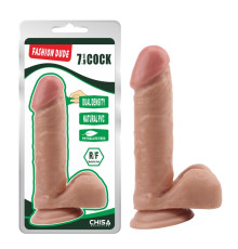 Телесный масажер на присоске Fashion Dude 7.9 Inch Cock