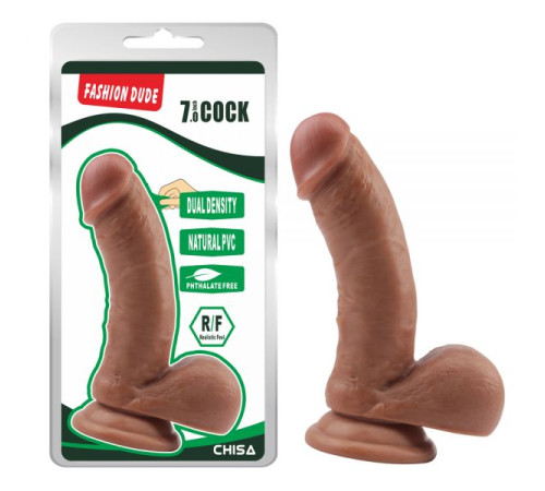 Латинский масажер на присоске Fashion Dude 7.0 Inch Cock