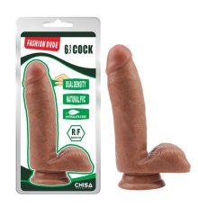 Коричневый масажер Fashion Dude 6.7 Inch Cock