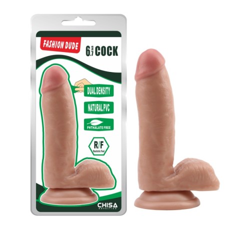 Телесный масажер Fashion Dude 6.7 Inch Cock