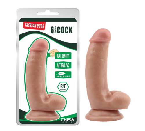 Реалистичный масажер на присоске Fashion Dude- 6.9 Inch Cock