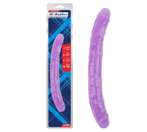 Фиолетовый двухсторонний масажер 12.8 Inch Dildo