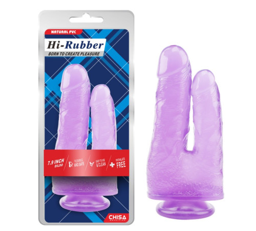 Фиолетовый двойной масажер 7.9 Inch Dildo