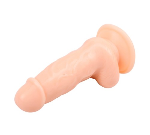 Масажер конусной формы телесный Jumbo Jack 6 Vibrating Dildo