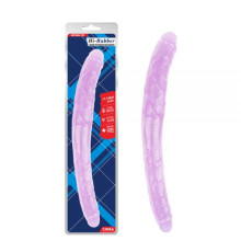 Фиолетовый двухсторонний масажер 17.8 Inch Dildo