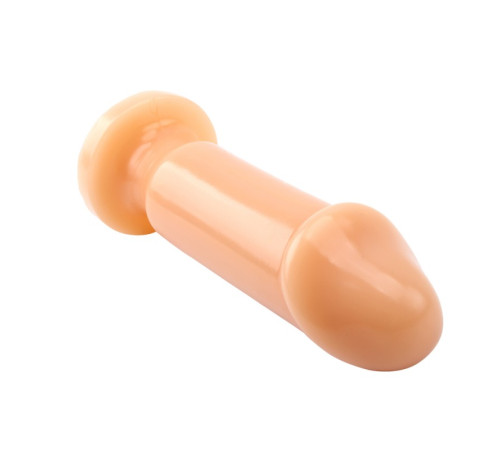 Телесная особиста япробка с головкой Large Slim Dildo