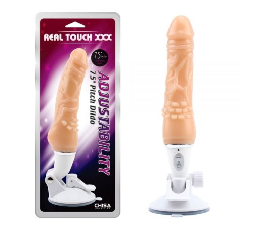 Телесный масажер на присоске Adjustability-Pitch Dildo 7.5