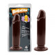 Задня пробка коричневая Evil Dildo Plug XL