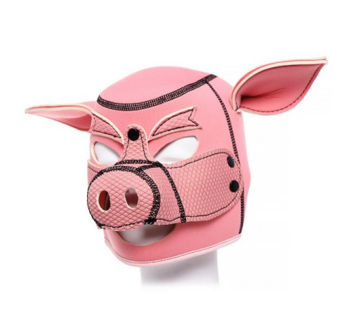 Neoprene pink pig hood