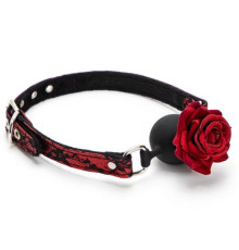 Кляп силиконовый Roses Silicone Ball Mouth Gag Red