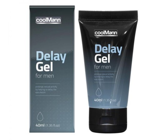 Средство для отсрочки задоволення CoolMann Delay Gel, 40мл