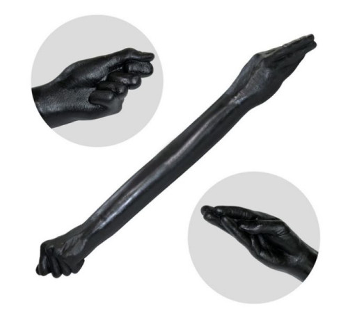 Extra long double-headed finger fist butt plug / vaginal plug