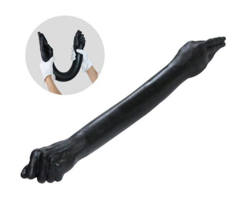 Extra long double-headed finger fist butt plug / vaginal plug