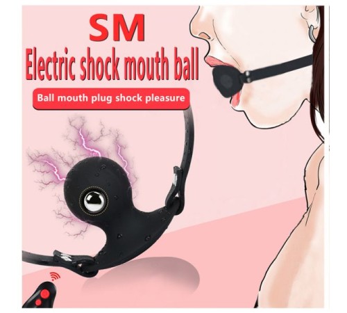 Electro-sex Silicone Mouth Gag