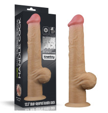 Двухслойный масажер Dual Layered Handle Cock 12.5