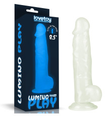 Светящийся масажер на присоске Lumino Play Dildo 8.5