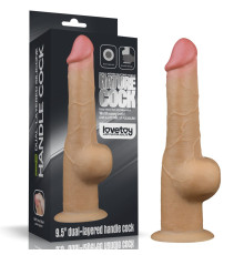 Двухслойный масажер Dual Layered Handle Cock 9.5