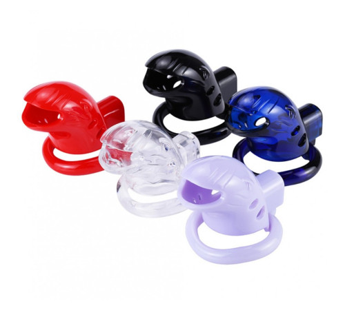 Пояс  для мужчин в форме рыбки Resin Chastity Device Clear